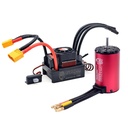 Surpass Hobby Waterproof KK 4068 2050KV Brushless Motor 120A ESC Combo Set for 1/8 RC Car Vehicles Parts