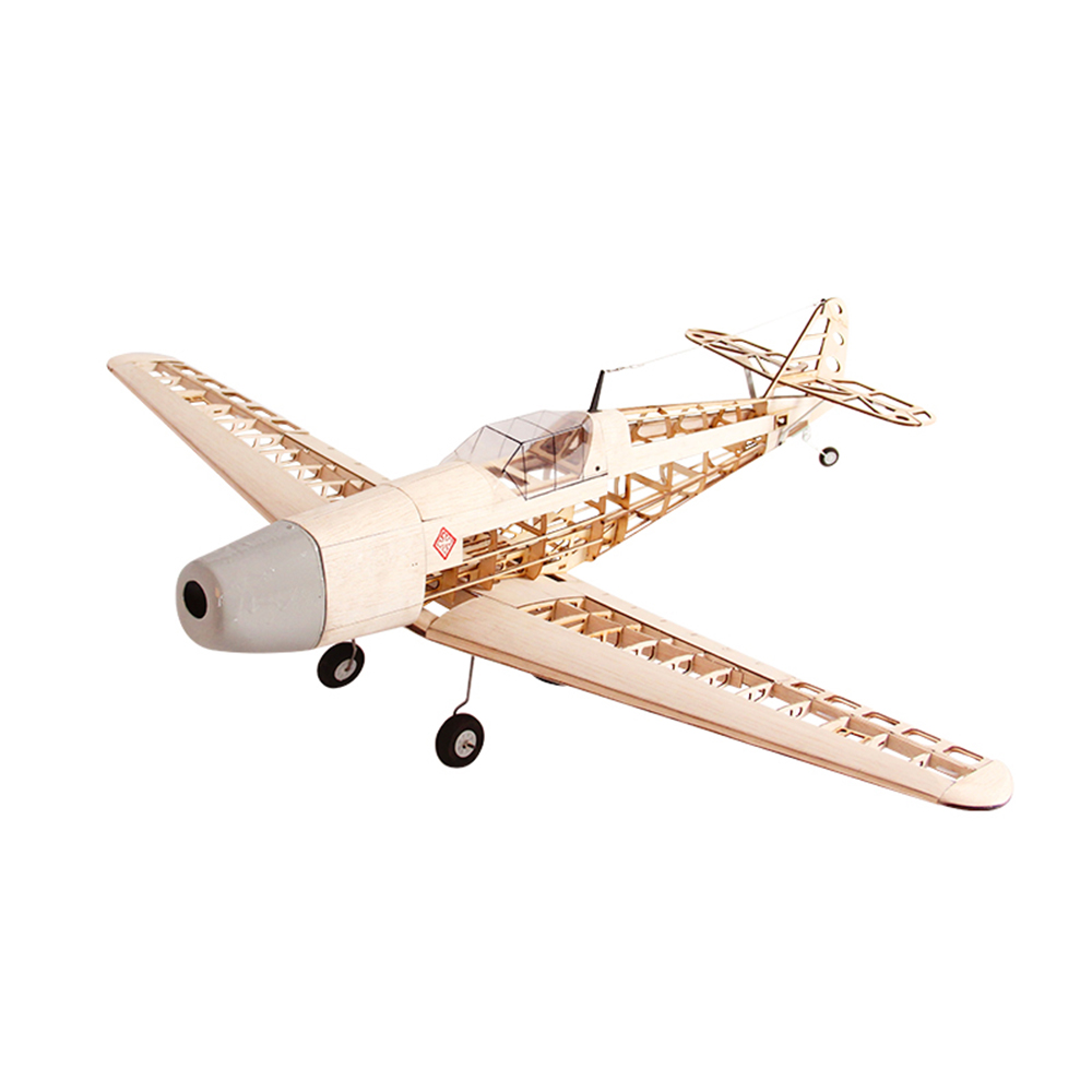 JWRC Messerschmitt BF109 Fighter 1070mm Wingspan Balsa Wood RC Airplane Warbird KIT