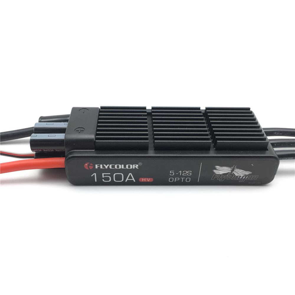 Flycolor FlyDragon 150A High Voltage Brushless ESC 5-12S HV OPTO for RC Airplane Fixed Wing