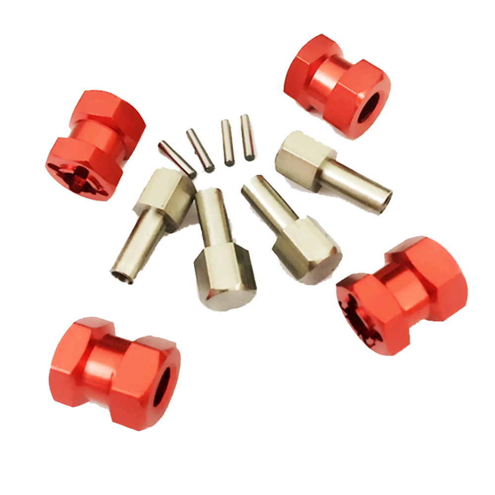 Upgraded 12mm Wheel Hub Hex Drive Adapter 20mm Extension for 1/10 RC Crawler SCX10 WRAITH Car Vehicles Model Parts