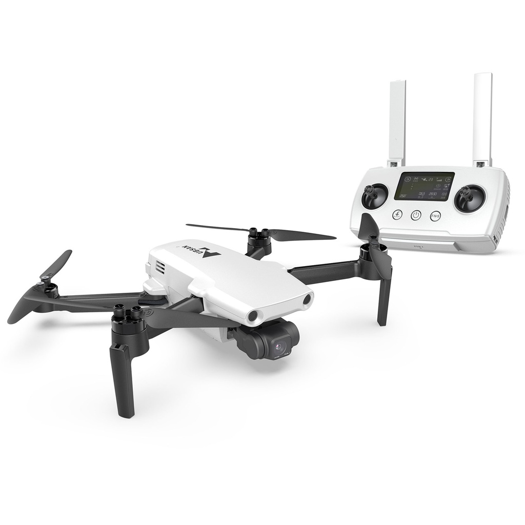 Hubsan MINI GPS 6KM FPV with 1/1.3 CMOS 4K 30fps Camera 3-axis Gimbal 45mins Flight Time AI Tracking RC Drone Quadcopter RTF