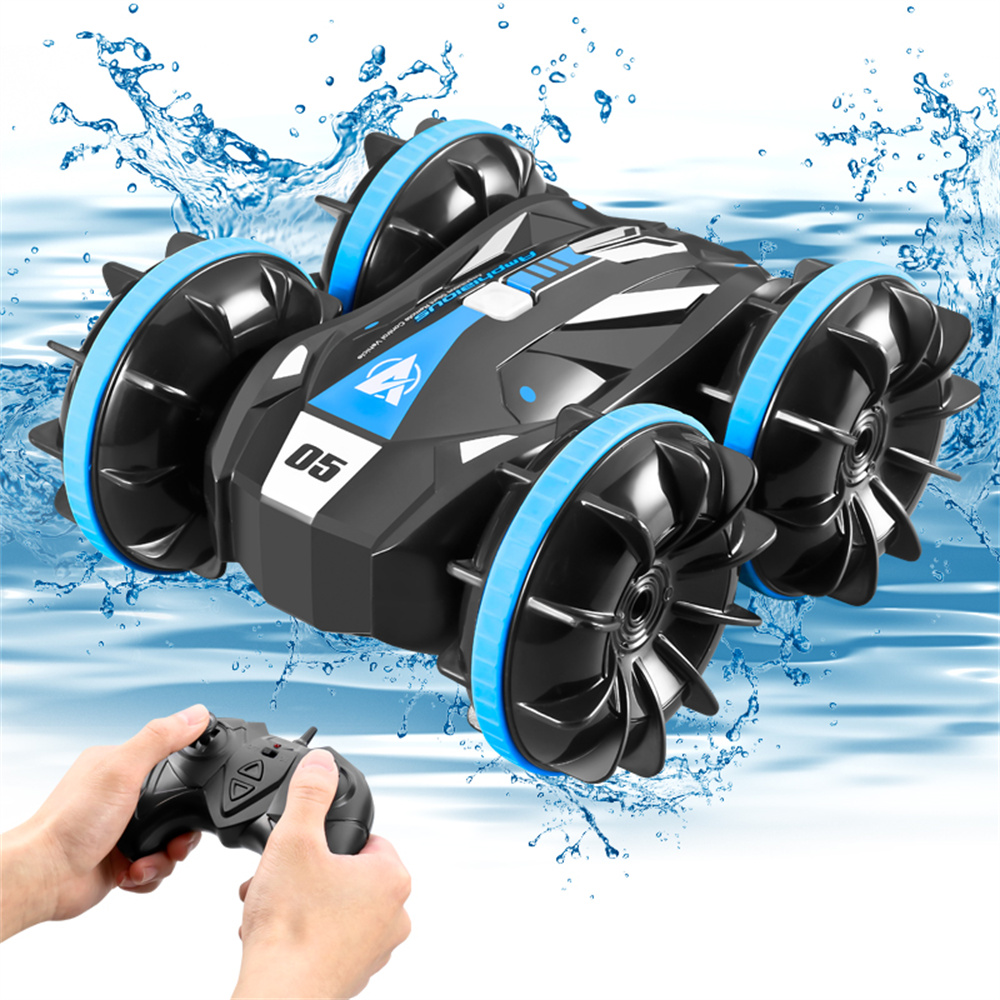 JJRC Q113 RTR 2.4G 4WD Amphibious RC Car Stunt Off-Road Vehicles Waterproof Models Toys