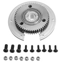 RC Excavator DIY Upgraded Rotary Gear Plate with Pinion for HuiNa Toys 550 15CH 1/18 Models Spare Parts