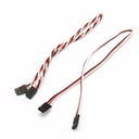 22AWG 60 Core 30cm Male to Male Plug Servo Extension Wire Cable for Futaba