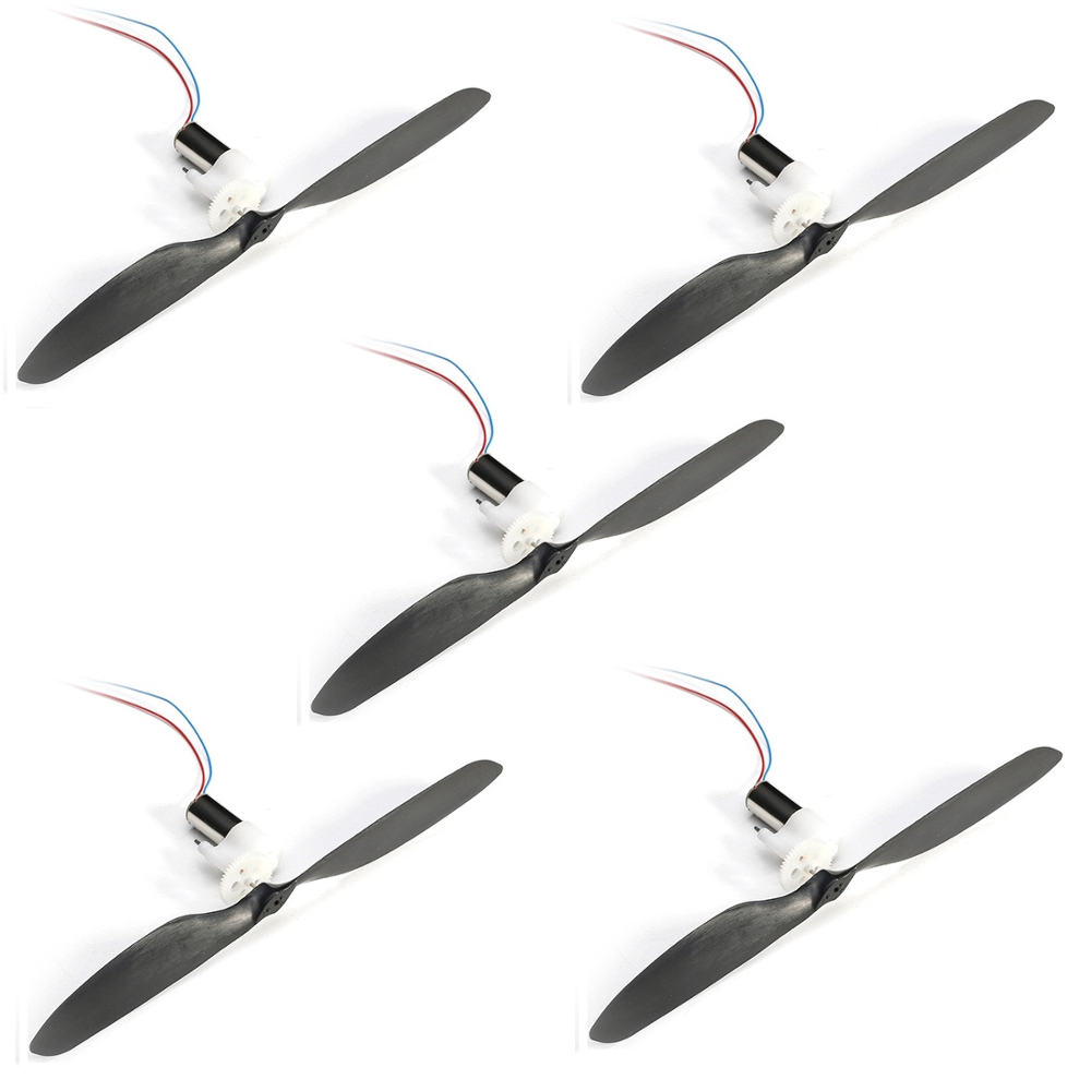 5PCS Gear Box 720 Coreless CW Motor + Propeller Combo Set For RC Models DIY