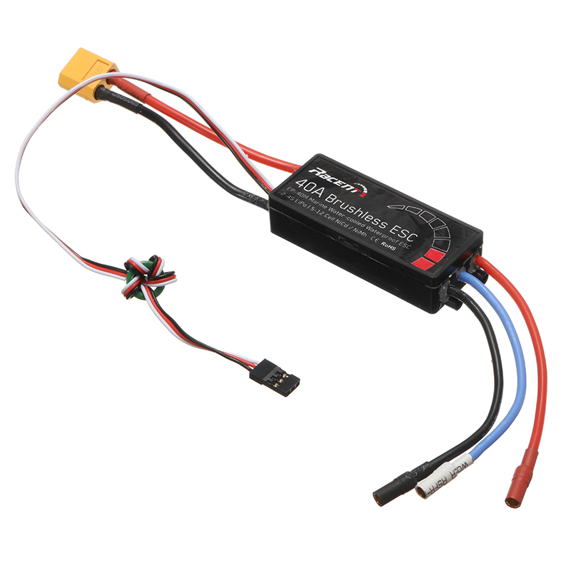 Volantex ATOMIC V792-4 RC Boat Parts Brushless ESC 40A Waterproof And Water Cool V792406