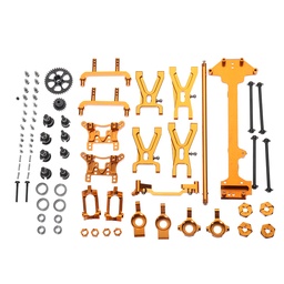 [1238467] WLtoys 1/18 A949 A959 A969 A979 K929 Upgraded Metal Parts Kit Gold Color