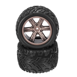 [1250300] 2PCS XLH 9120 1/12 2.4G 38km/h Desert Off Road RC Car Part Tires Wheel 16-ZJ01