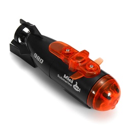 [1251621] Mini Micro Radio Remote Control RC Submarine Ship Boat With LED Light Toy Gift