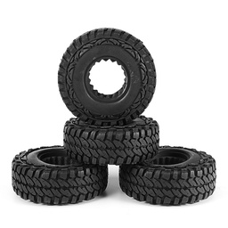 [1272058] 4Pcs RC Car 114mm Tires for 1/10 RC Crawler 4WD SCX10 CC01 1.9 Inch Wheels RC Car Parts