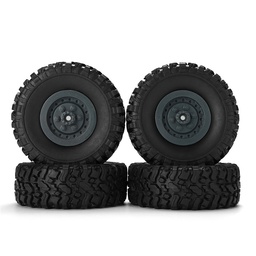 [1276347] 4Pcs Wheels For WPL B-1 DIY Car Kit 1/16 2.4G 4WD Crawler Off Road RC Car Parts