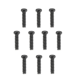 [1282699] Xinlehong 10PCS 25-LS01 2.6mm Round Head Black Screw For 9125 1/10 RC Car Parts