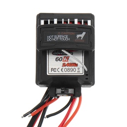 [1283447] 60A 7.4V Brushed Speed Controller ESC For 9125 1/10 RC Car Parts No.25-ZJ07