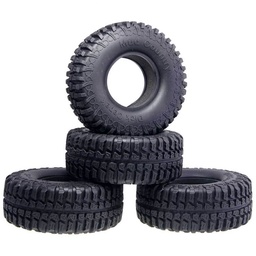 [1286144] Austar 1.9 Inch Rubber RC Car Tires With Sponge 3020 For 1/10 Rock Climbing