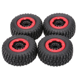 [1296134] 4Pcs AUSTAR AX-3009 08mm For 1/10 RC Car Short Course Truck Tire with Wheel Rim All Terrain Used