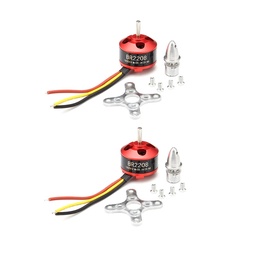 [1303955] 2 PCS Racerstar BR2208 1800KV 2-3S Brushless Motor For RC Models