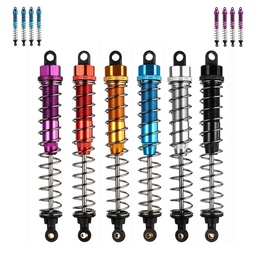 [1305169] 4PC 180007 130MM Aluminum Alloy Front Rear Shock Absorber For HSP 1:10 Rc Car Climbing Rock Crawler