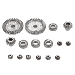 [1306915] 16PCS Upgrade Metal Gear for Wltoys 12428-A 12428-B 12428-C /12423 RC Car Parts