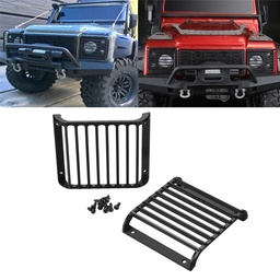 [1310743] 2PC Front Light Guards Grille Lampshade For TRAXXAS TRX-4 TRX Land Rover Defender 1/10 Rc Car Parts