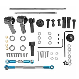 [1322545] WPL Truck Update Metal Gear Bridge Axle Full Set For B1 B24 B16 C24 1/16 4WD 6WD RC Car Parts