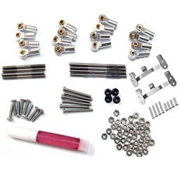 [1328843] WPL Metal RC Car Steering Rod Silver OP Accessory Refit Traction Link Base For WPL 1/16 RC Car