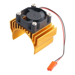 [1329210] RC Car Motor Radiator With Cooling Fan For 1/10 HSP RC Car 540 550 3650 Motor