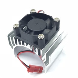 [1329869] Aluminum Alloy 540/550 Motor Heatsink Radiator with Fan JST Connector for 1/8 1/10 RC Car Parts