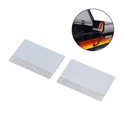 [1335913] 2PC Side Rearview Mirror Sheet for 1/10 Traxxas TRX-4 Ford BRONCO Door Mirror Rc Car Parts