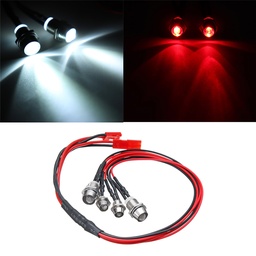 [1338520] WPL Front Or Rear LED Light For WPL B1 B16 B24 C14 C24 1/16 RC Car Parts