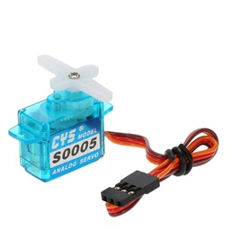 [1338548] CYS-S0005 5g Light Weight Plastic Gear Micro Analog Standard Servo for RC Fixed-wing Aircraft
