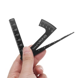 [1350080] CNC Metal Adjustable Ruler Adjustment RC Car Height & Rim Camber 9 Degrees Measuring Tools Parts