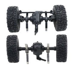 [1350188] JJRC Q61 4WD Front And Rear Bridge Axle Set For 1/16 Military Truck Rc Car Blue Wheel