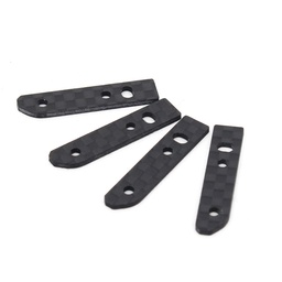 [1350503] 4PCS ALZRC Devil X360 RC Helicopter Carbon Fiber Canopy Retainer 1.2mm Compatible GAUI X3