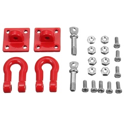 [1352680] 1 Pair Metal Trailer Hook Shackles Buckle for WPL RC Car Crawler Military Truck Parts