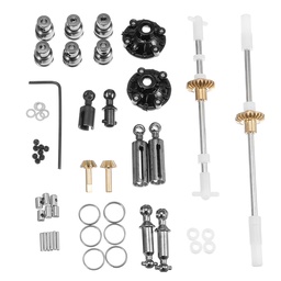 [1354037] WPL 6WD Metal Gear Bridge And Drive Shaft For B16 1/16 RC Car 