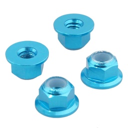 [1361826] 4PCS HSP 94101 94102 94105 1/10 Rc Car Upgrade Parts 102049 02055 Aluminum Alloy M4 Nylon Locknut