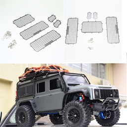 [1361846] 5PCS 1/10 RC Car Crawler Stainless Steel Windows Guard for Traxxas TRX-4 TRX4