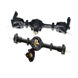 [1366857] 2PCS Front Rear Bridge Axle W/ Metal Gear for WPL B14 B24 C14 C24 Fayee FY001 FY002 Rc Car Parts