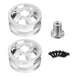 [1368456] 2Pcs WPL Metal RC Car Wheel Hub For 1/16 WPL 4WD B14 B24 6WD B16 B36 JJRC Q60 Q61 RC Car