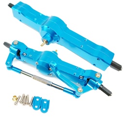 [1372364] Racerstar 2PCS Front Rear Bridge Axle Set for WPL Heng Long JJRC 1/16 Rc Car Upgrade Spare Parts 