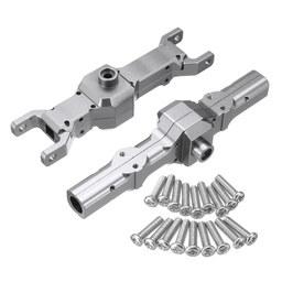 [1377710] Metal Front+Rear Bridge Axle Shell Set For WPL HengLong 1/16 Military Truck RC Car Part