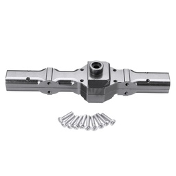 [1378185] 1pc Titanium Color Metal Rear Bridge Axle Shell For WPL HengLong 1/16 Military Truck RC Car Parts