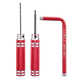 [1379220] 3PCS Stainless Steel Hand Drill Phillips Screwdriver L-Nut Sleeve Set for Four-wheel Drive Car Tools