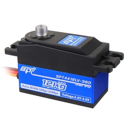 [1382394] SPT Servo SPT4412LV-360 12KG Digital Servo Metal Gear 360deg Large Torque Linear Change For RC Robot