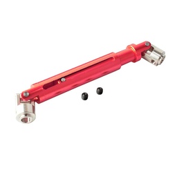 [1402418] 1PC Drive Shaft L106-138mm Universal Joint Transmission Axle For Hsp 94180 SCX10 D90 180011 RC Cars 