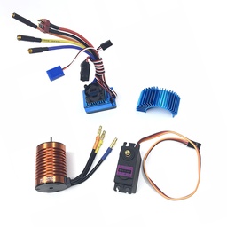 [1402617] HSP Off-Road Vehicle Brushless 3300/3930/4370KV RC Car Motor 120A ESC Servo For 1/8 1/10 RC Car