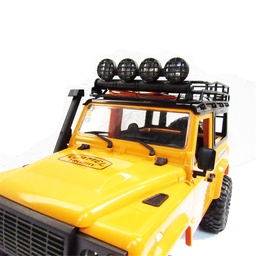 [1408257] MN-90 1/12 2.4G 4WD Rc Car Upgrade Parts Round White LED Light Spotlight W/ Metal Base