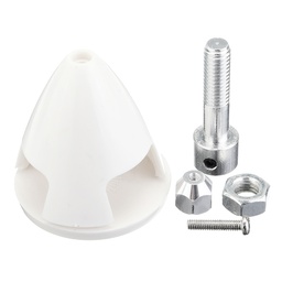[1409851] 35mm/55mm Plastic Propeller Spinner White with Propeller Clip