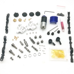 [1422597] WPL Metal Black Bridge Axle+Gear Box+Drive Shaft For B14 B24 B24ZH C14 C24 RC Car