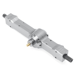 [1424162] Titanium Color All Metal Rear Bridge Axle For WPL HengLong 1/16 Military Truck RC Car Part